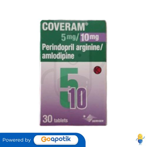 COVERAM 5/10 MG BOTOL 30 TABLET