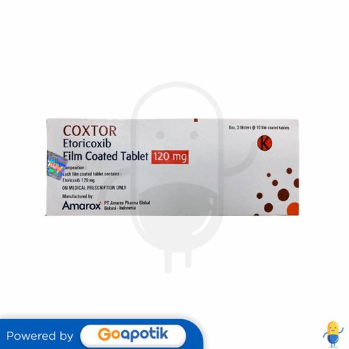 COXTOR 120 MG BOX 30 TABLET