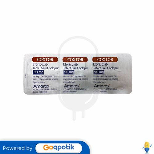 COXTOR 90 MG STRIP 10 TABLET