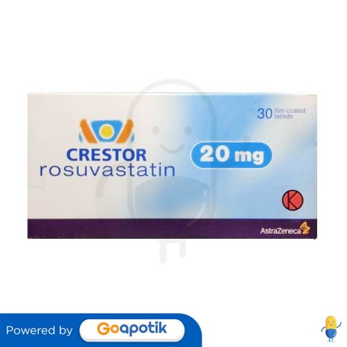 CRESTOR 20 MG BOX 30 TABLET