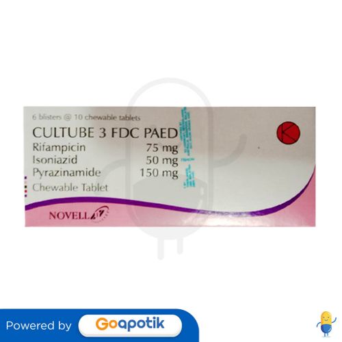 CULTUBE 3 FDC PAED BOX 60 TABLET