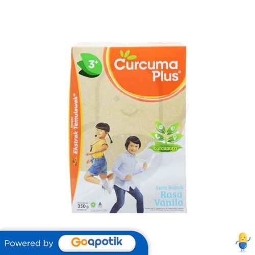 CURCUMA PLUS SUSU VANILA 350 GRAM BOX