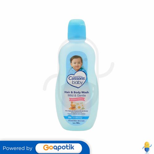 CUSSONS BABY HAIR & BODY WASH MILD AND GENTLE 100 ML BOTOL