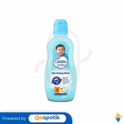 CUSSONS BABY HAIR & BODY WASH MILD AND GENTLE 200 ML BOTOL