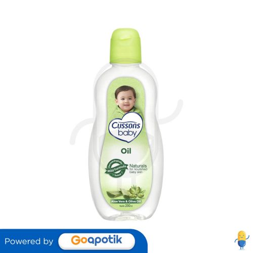 CUSSONS BABY OIL NATURALS 200 ML BOTOL