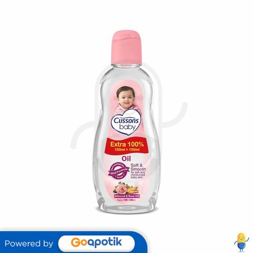 CUSSONS BABY OIL SOFT & SMOOTH 100+100 ML BOTOL