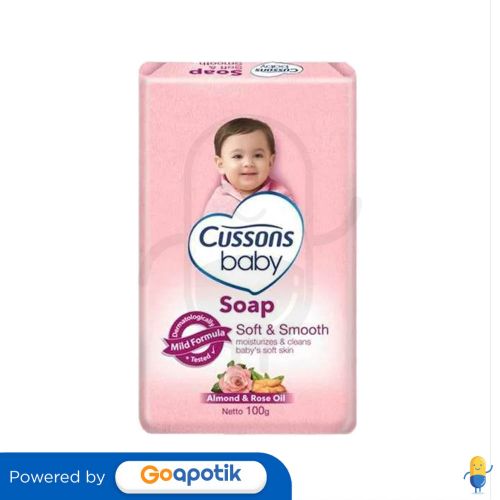 CUSSONS BABY SOAP BAR SOFT AND SMOOTH 100 GRAM