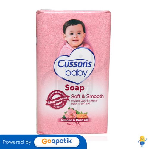 CUSSONS BABY SOAP BAR SOFT AND SMOOTH 75 GRAM