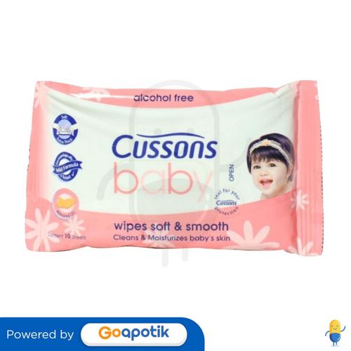 CUSSONS BABY WIPES SOFT & SMOOTH PACK 10 PCS