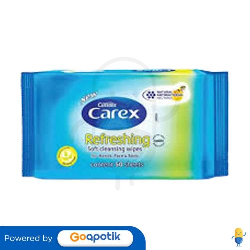 CUSSONS CAREX REFRESHING SOFT CLEANSING WIPES PACK 50 SHEETS