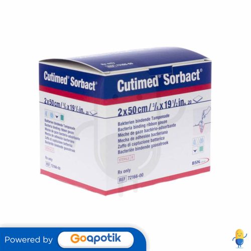 CUTIMED SORBACT 2 CM X 50 CM BOX 20 PCS