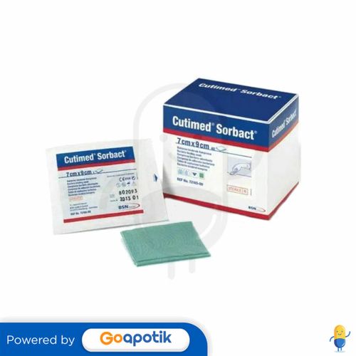 CUTIMED SORBACT DRESSING PAD 7 X 9 CM BOX 40 PCS