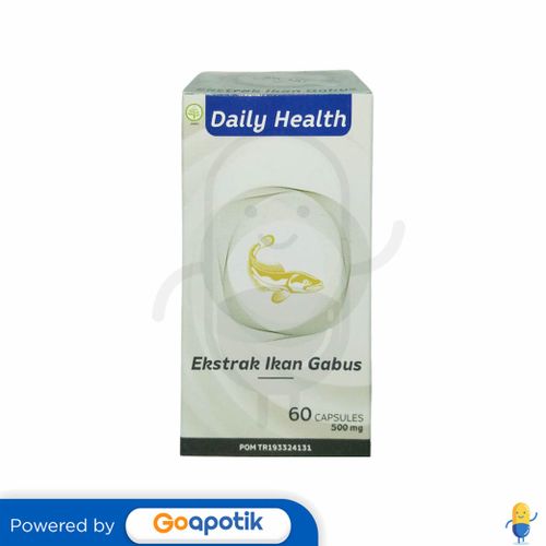 DAILY HEALTH EKSTRAK IKAN GABUS BOTOL 60 KAPSUL