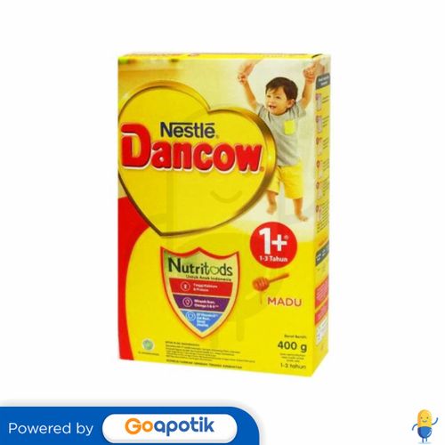 DANCOW 1+ NUTRITODS USIA 1-3 TAHUN RASA MADU 400 GRAM BOX