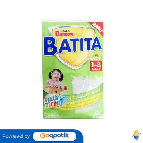 DANCOW BATITA USIA 1-3 TAHUN RASA MADU 1000 GRAM BOX