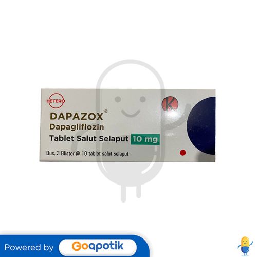 DAPAZOX 10 MG BOX 30 TABLET
