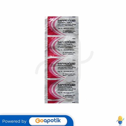 DAPYRIN 500 MG STRIP 10 TABLET