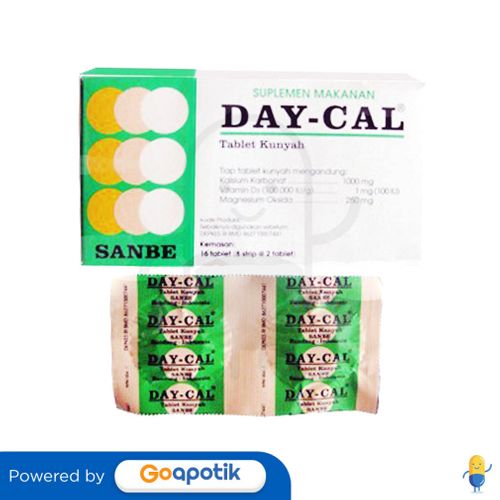 DAY-CAL CHEWABLE BOX 16 TABLET