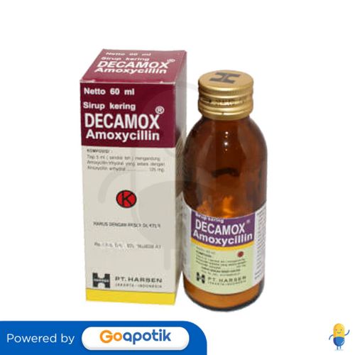 DECAMOX 125 MG/5 ML DRY SYRUP 60 ML