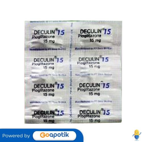 DECULIN 15 MG TABLET