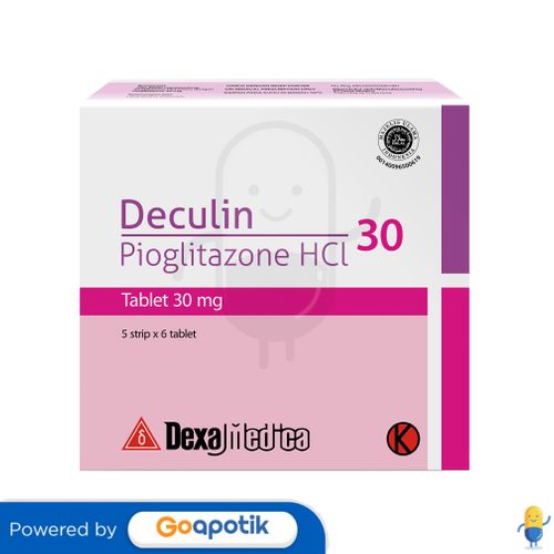 DECULIN 30 MG BOX 30 TABLET