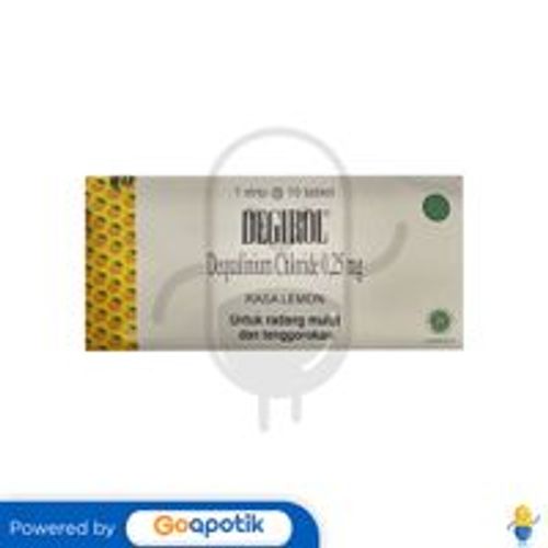 DEGIROL STRIP ISI 10 TABLET