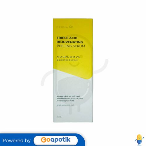 DERMA XP TRIPLE ACID REJUVENATING PEELING SERUM 15 ML