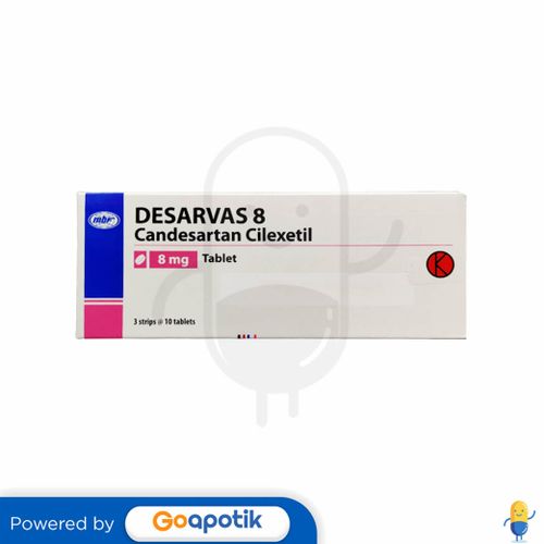 DESARVAS 8 MG BOX 30 TABLET