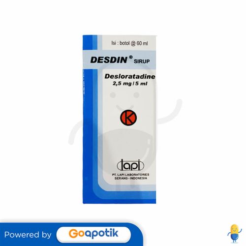 DESDIN 2.5 MG/5 ML SYRUP 60 ML