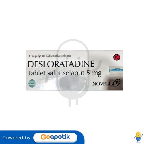 DESLORATADINE NOVELL 5 MG BOX 30 TABLET