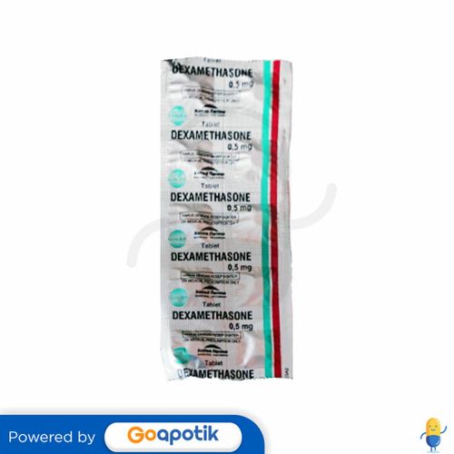 DEXAMETHASONE KIMIA FARMA 0.5 MG TABLET