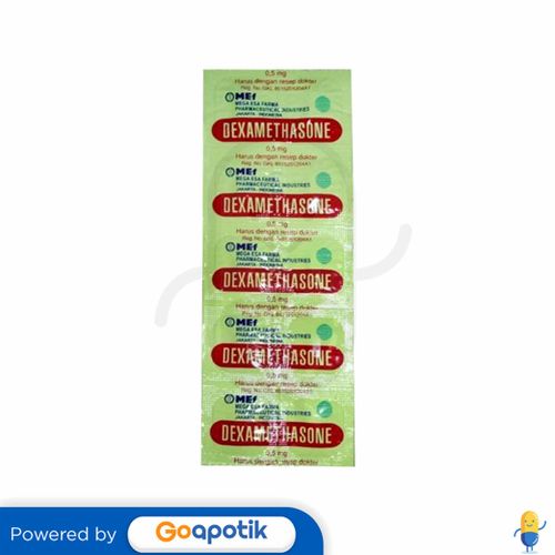 DEXAMETHASONE MEGA ESA FARMA 0.5 MG STRIP 10 KAPLET