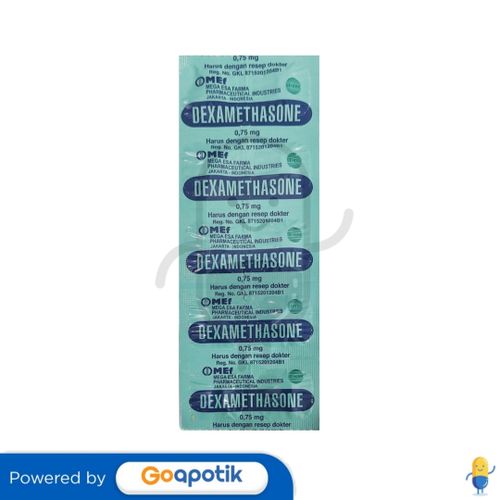 DEXAMETHASONE MEGA ESA FARMA 0.75 MG STRIP 10 KAPLET