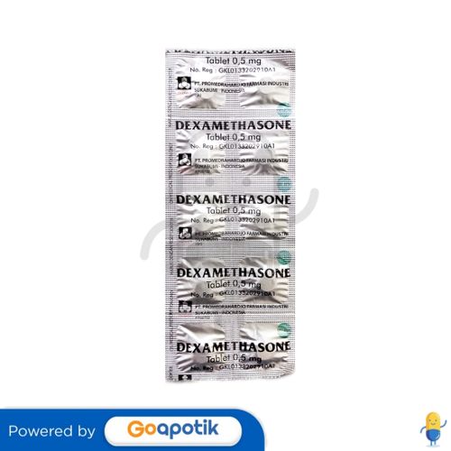DEXAMETHASONE PROMEDRAHARDJO 0.5 MG STRIP 10 TABLET