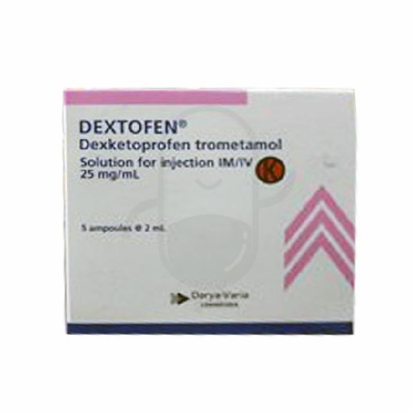 DEXTOFEN 25 MG/ML INJEKSI 2 ML BOX 5 AMPUL