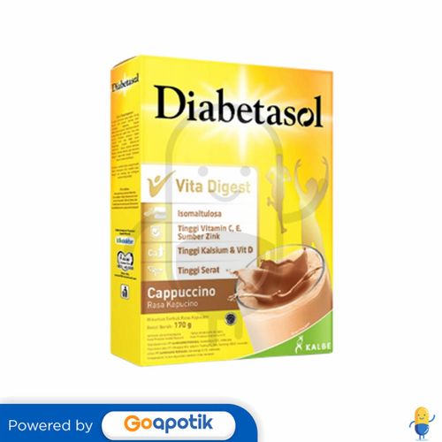 DIABETASOL VITA DIGEST RASA CAPPUCCINO 170 GRAM BOX