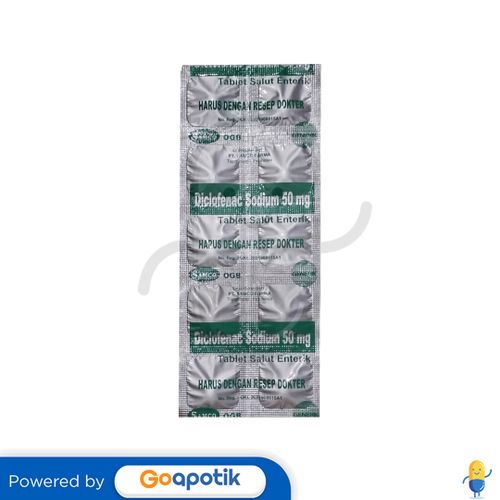 DICLOFENAC SODIUM SAMCO 50 MG TABLET