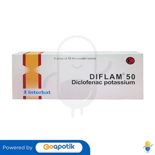 DIFLAM 50 MG BOX 50 TABLET