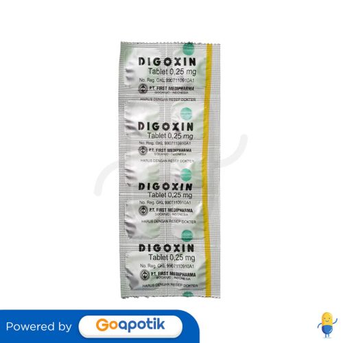 DIGOXIN FIRST MEDIPHARMA 0.25 MG STRIP 10 TABLET