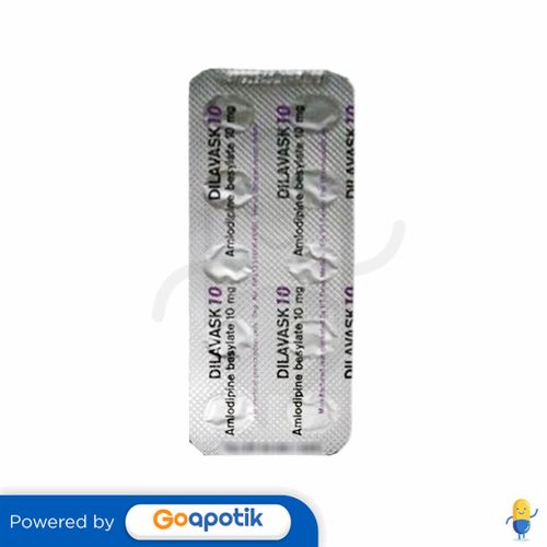 DILAVASK 10 MG STRIP 10 TABLET