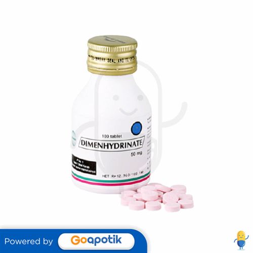 DIMENHYDRINATE KIMIA FARMA 50 MG TABLET