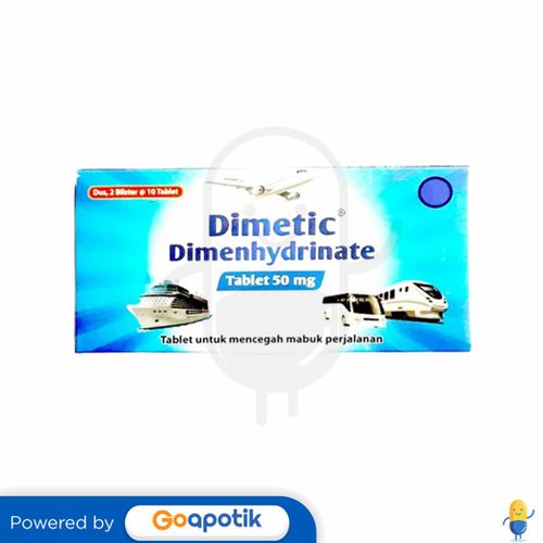 DIMETIC 50 MG BOX 20 TABLET