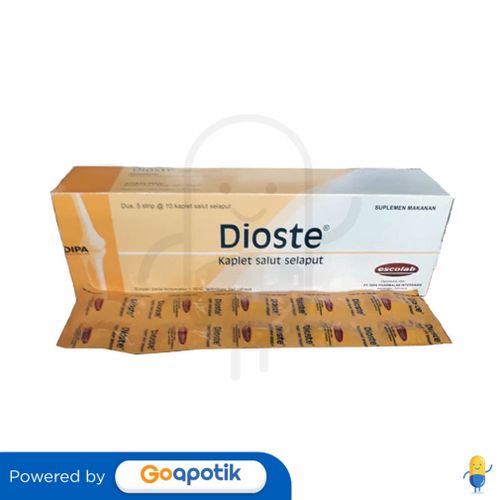 DIOSTE 500 MG STRIP 10 KAPLET