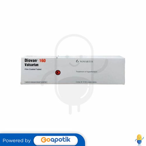 DIOVAN 160 MG BOX 30 TABLET