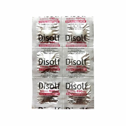 DISOLF 490 MG TABLET