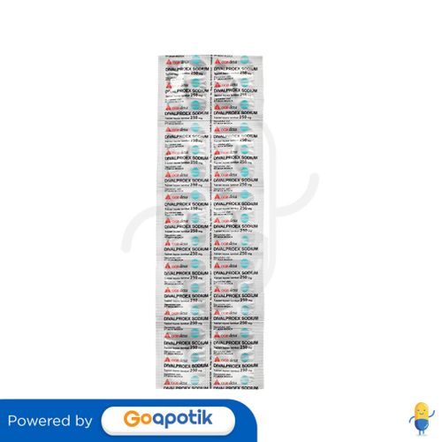 DIVALPROEX SODIUM OGB DEXA MEDICA 250 MG STRIP 10 TABLET / EPILEPSI