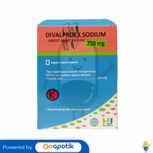 DIVALPROEX SODIUM HEXPHARM 250 MG BOTOL 100 TABLET