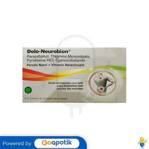 DOLO NEUROBION BOX 50 TABLET - Kegunaan, Efek Samping, Dosis Dan Aturan ...