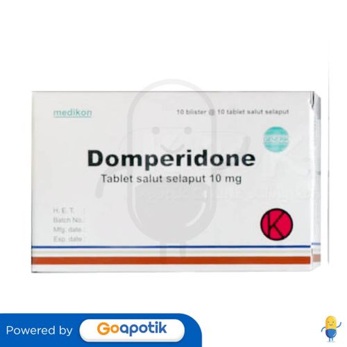 DOMPERIDONE MEDIKON 10 MG BOX 100 TABLET