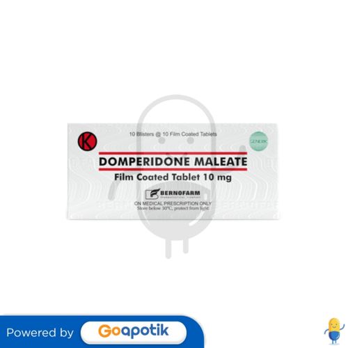 DOMPERIDONE MALEATE BERNOFARM 10 MG BOX 100 TABLET